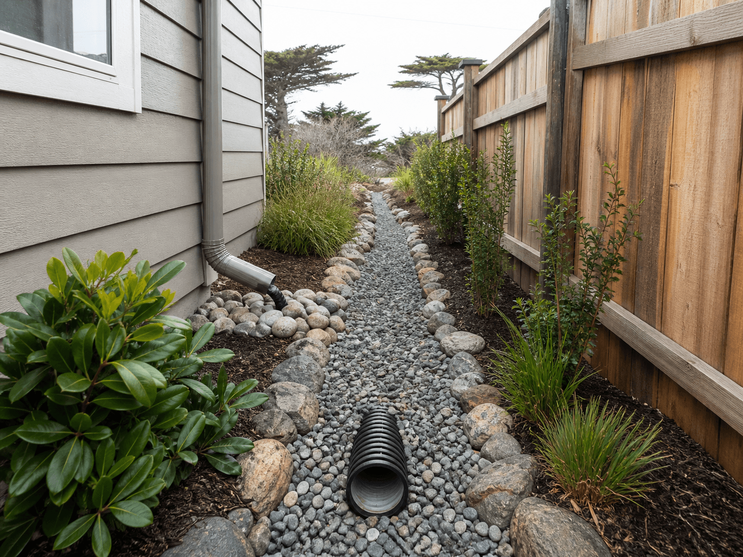 Drainage & Grading landscaping service example